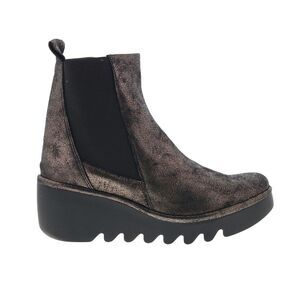 Fly London Womens Bagu Gray Boots (NWT)